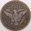 1895-O Barber Silver Quarter, Very Good Circulated Coin, Store