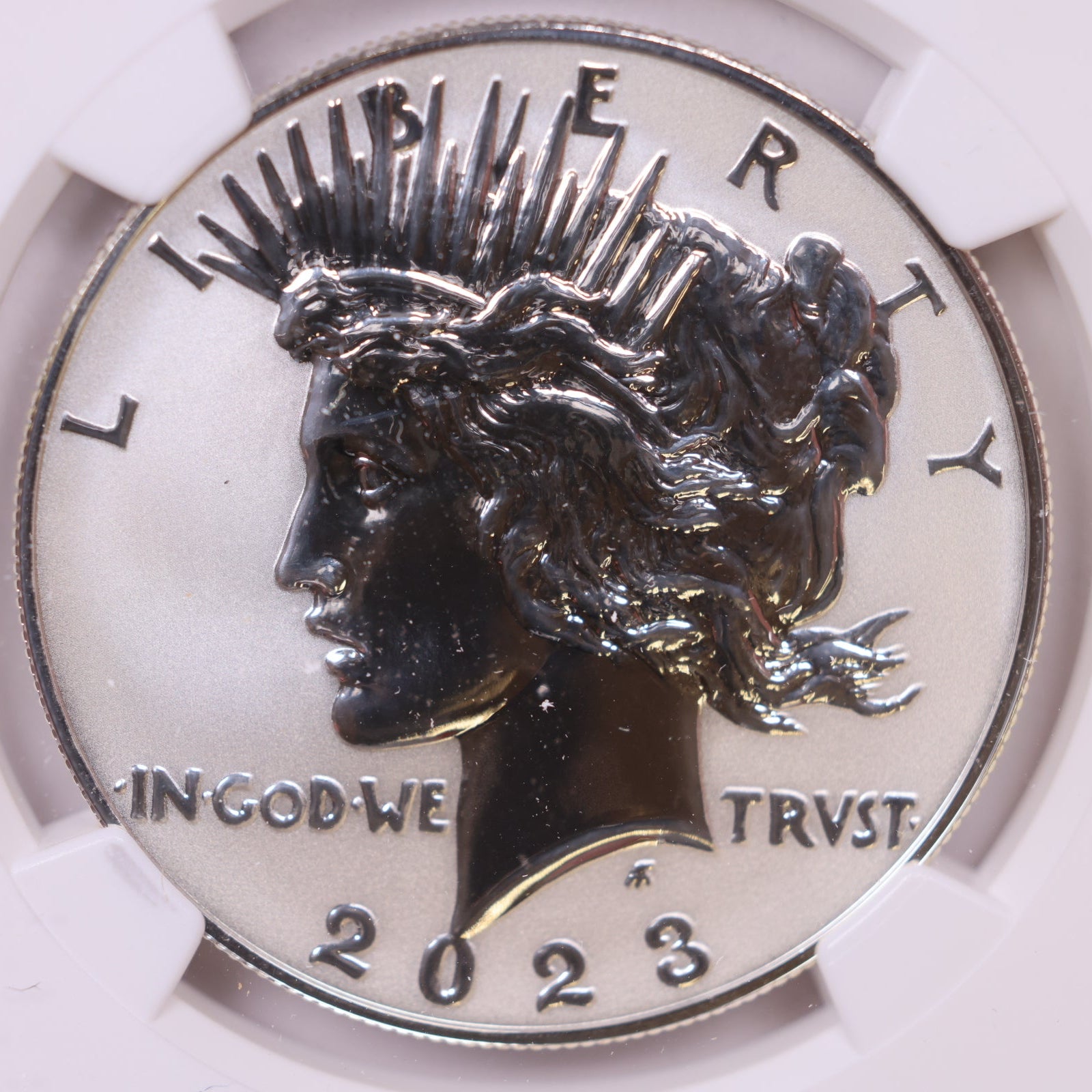 2023-S Peace Dollar, Two-Coin Reverse PF Set, NGC Reverse PF-69, Store #GMC374