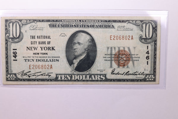 1929 $10 National Currency, Affordable Circulated Currency., STORE SALE #035113