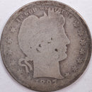 1897-S Barber Silver Quarter, Fair Circulated Coin, Store