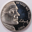 2005-S Jefferson Nickel (Pacific Coastline), Proof coin, Store