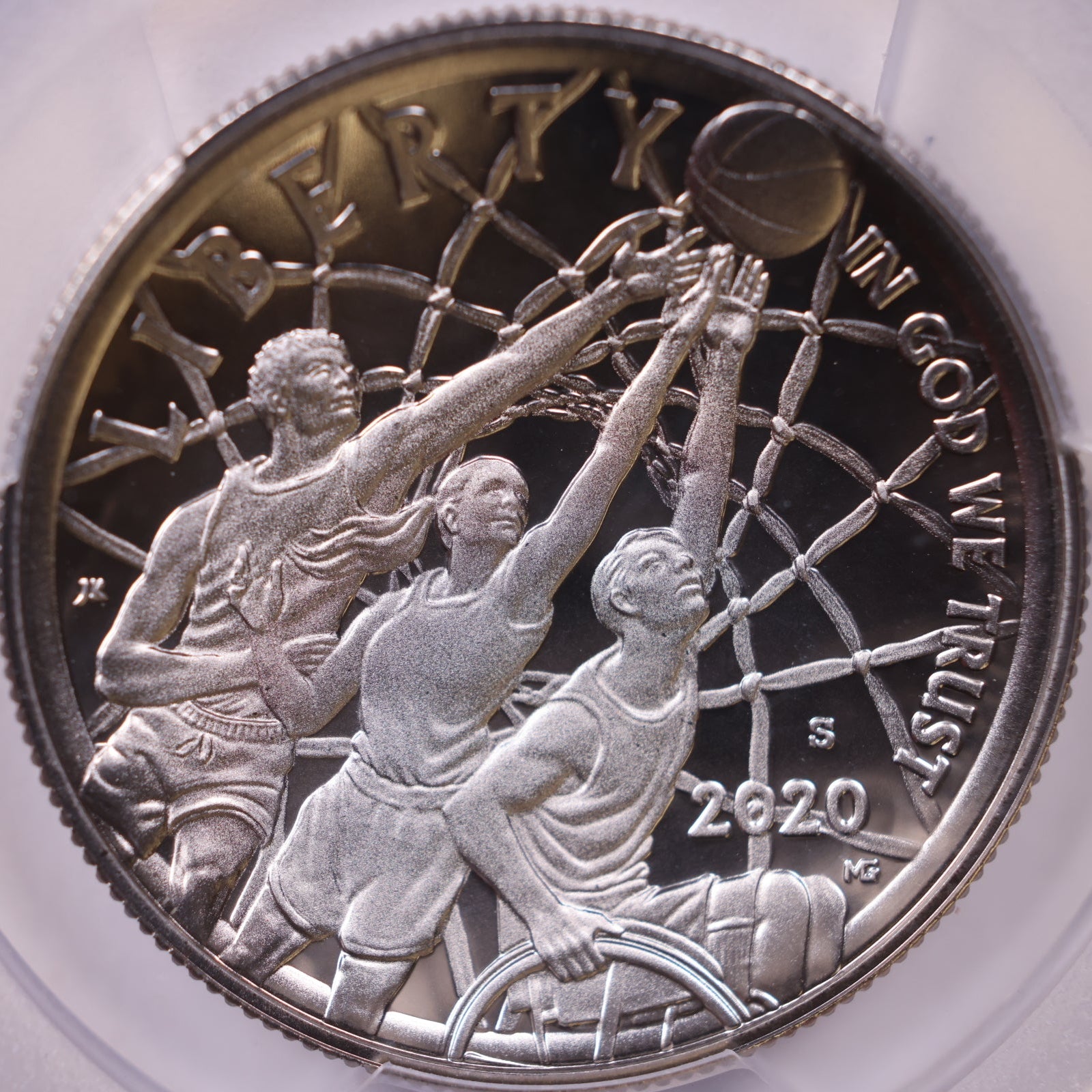 2020-S Basketball Hall of Fame 50C, First Day of Issue, PCGS PF-70DCAM, Store #GMC377