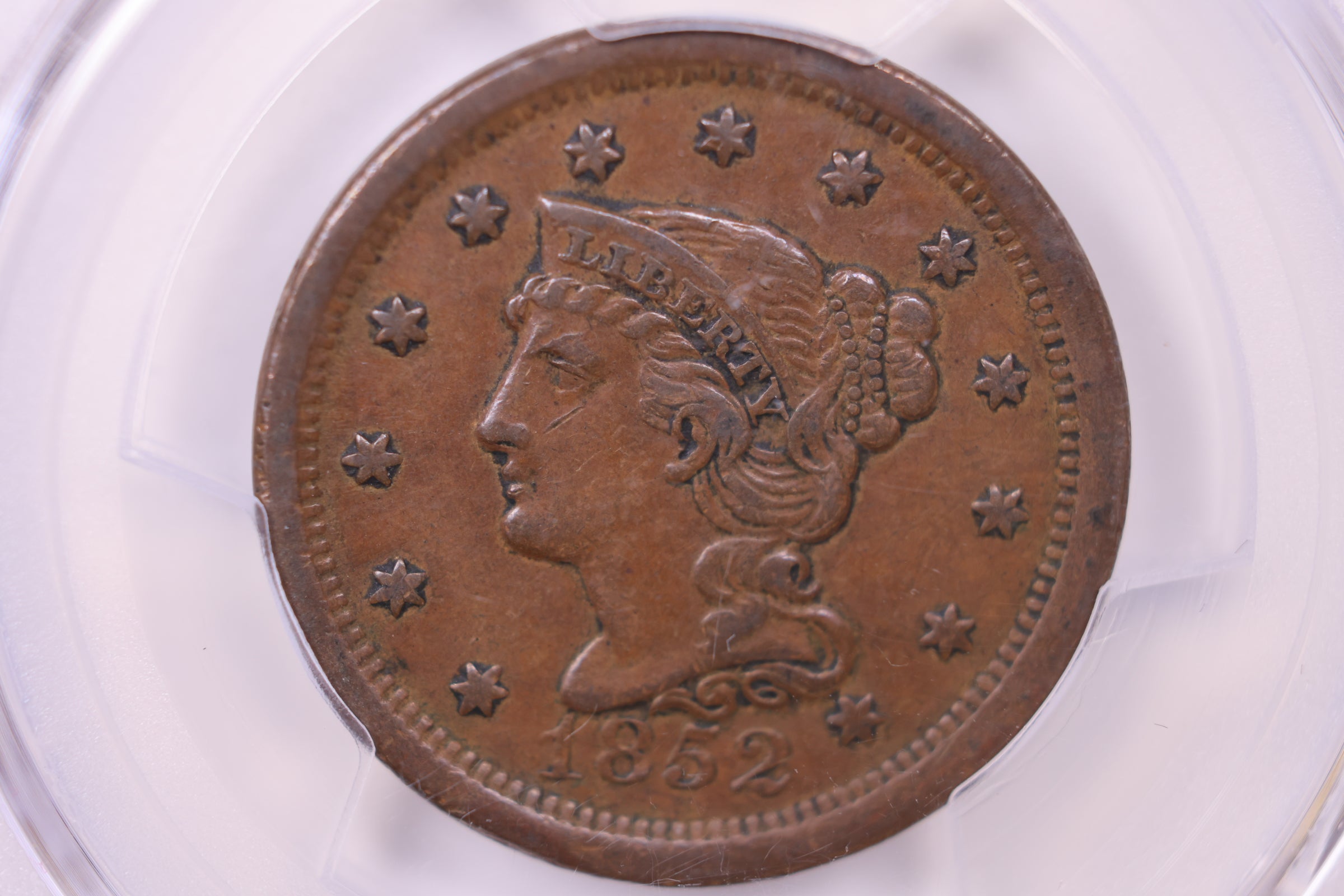 1852 Large Cent, PCGS XF-40, Affordable Circulated Coin, Store #CT1192