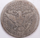 1898-O Barber Silver Quarter, Very Good Circulated Coin, Store