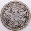 1899 Barber Silver Quarter, Very Good Circulated Coin, Store