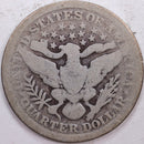 1899 Barber Silver Quarter, Abt Good Circulated Coin, Store