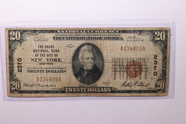 1929 $20 National Currency, Affordable Circulated Currency., STORE SALE #035130