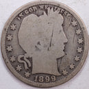 1899 Barber Silver Quarter, Good Circulated Coin, Store