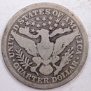 1899 Barber Silver Quarter, Good Circulated Coin, Store