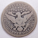 1899 Barber Silver Quarter, Good Circulated Coin, Store