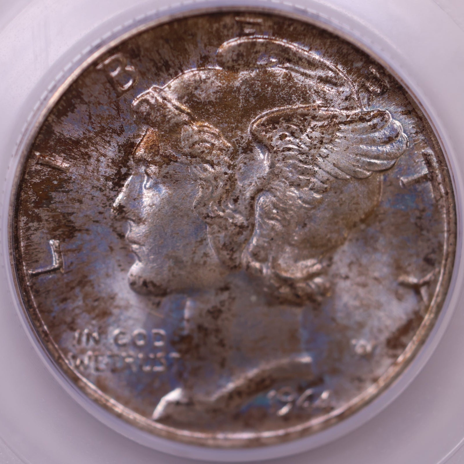 1944-D Mercury Silver Dime, PCGS MS-66 Full Band, Store #DE0836