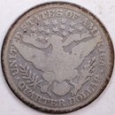 1899 Barber Silver Quarter, Good Circulated Coin, Store
