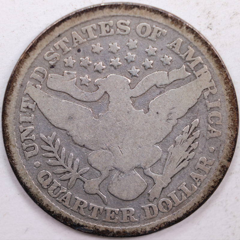 1899 Barber Silver Quarter, Good Circulated Coin, Store