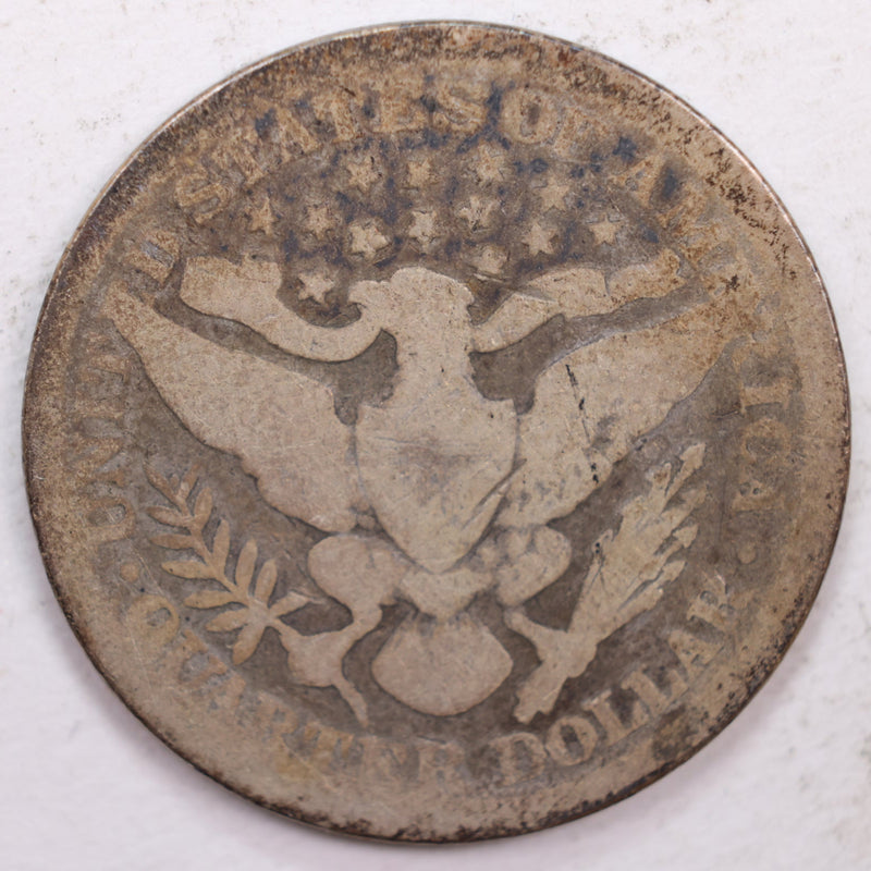1899 Barber Silver Quarter, Fair Circulated Coin, Store