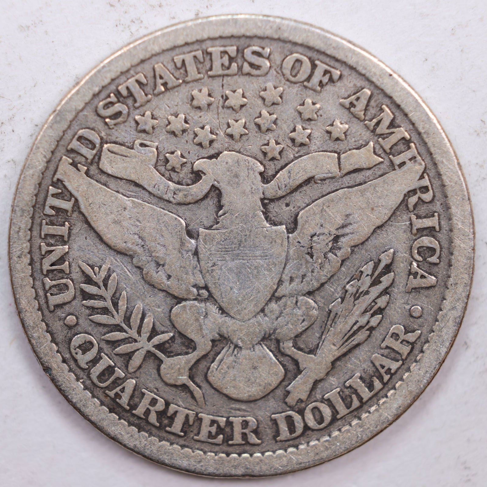1899 Barber Silver Quarter, Very Good Circulated Coin, Store #QR0387