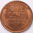 1944-D Lincoln Wheat Cent, Red Mint State Uncirculated Coin, Store