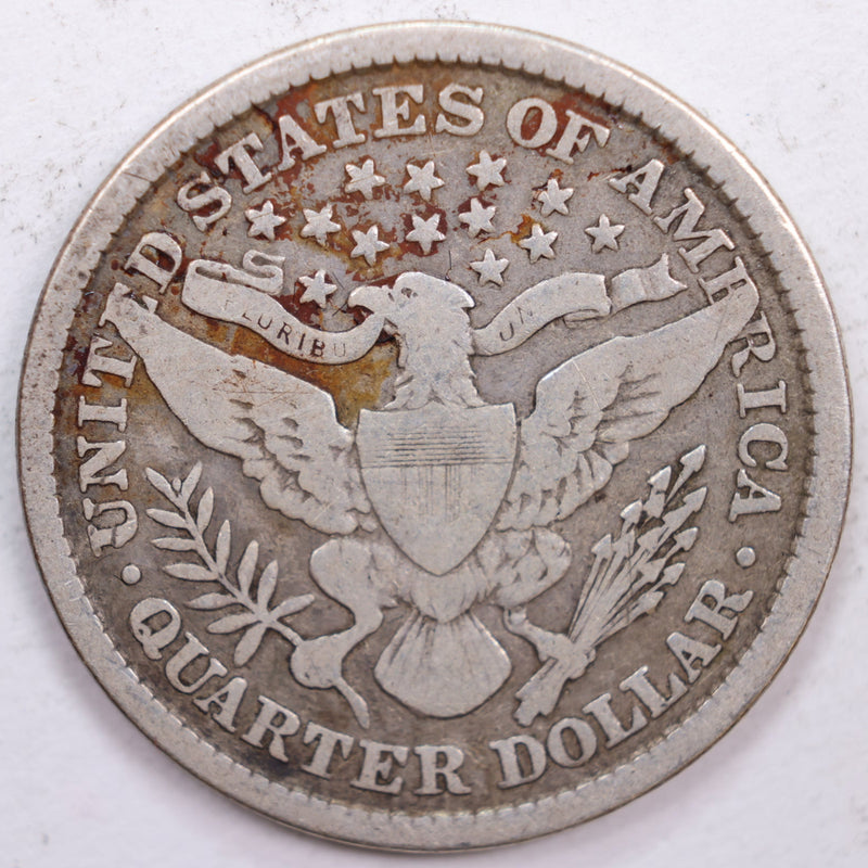 1899 Barber Silver Quarter, Fine Circulated Coin, Store