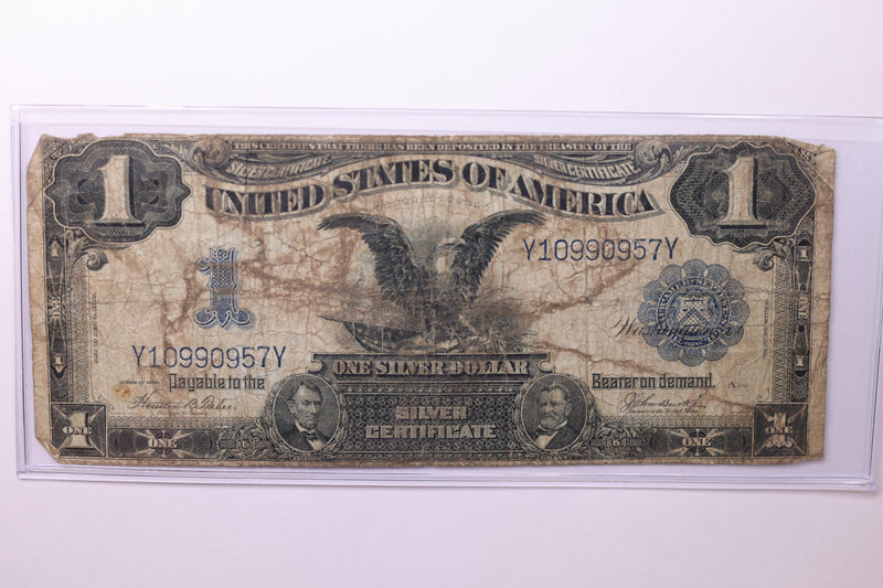 1899 $1 Silver Certificate., Black Eagle, Affordable Circulated Currency., STORE SALE