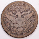 1899 Barber Silver Quarter, Very Good Circulated Coin, Store