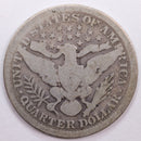 1899 Barber Silver Quarter, Good Circulated Coin, Store