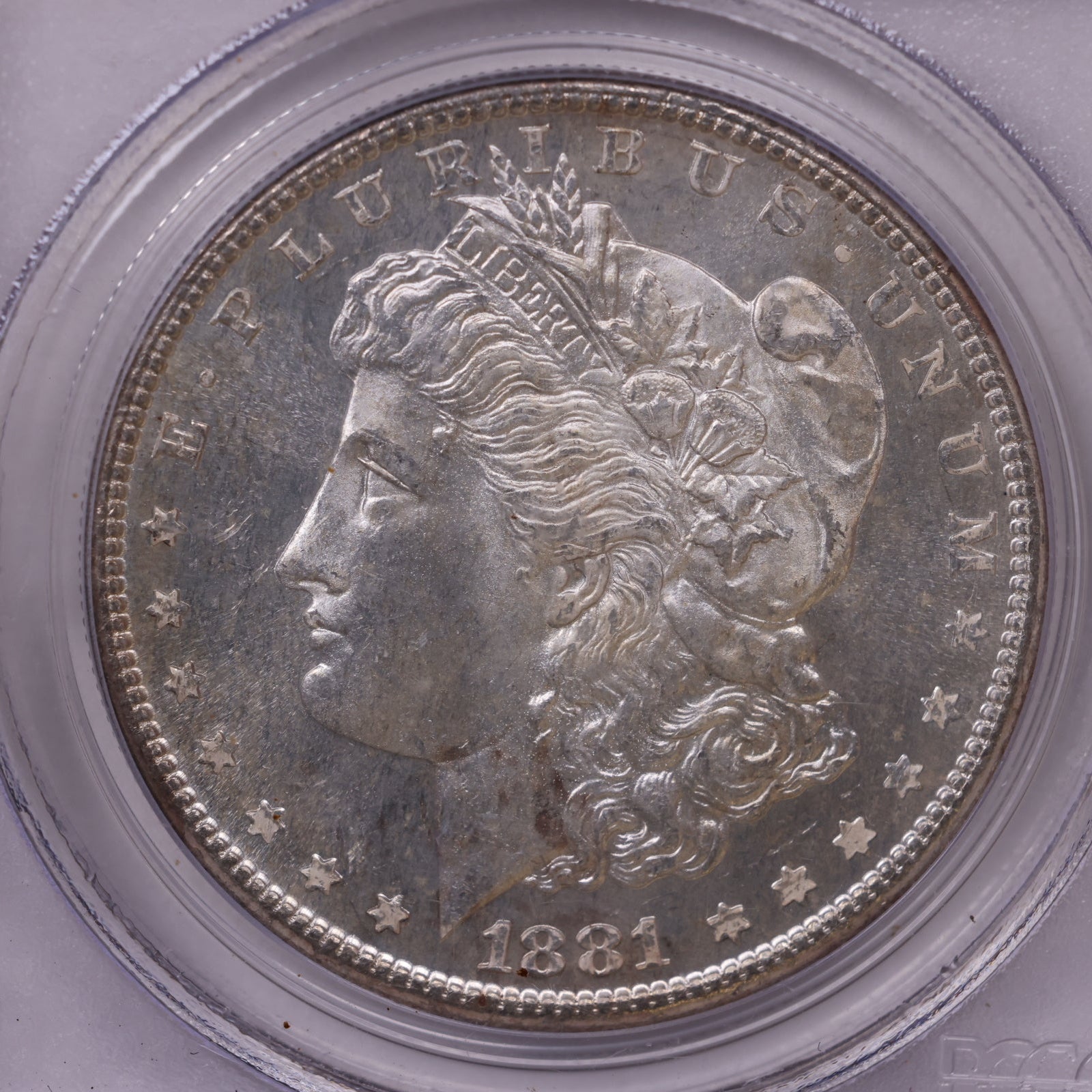 1881-S Morgan Dollar, PCGS MS-63, Mint Uncirculated Coin, Store #DR0971
