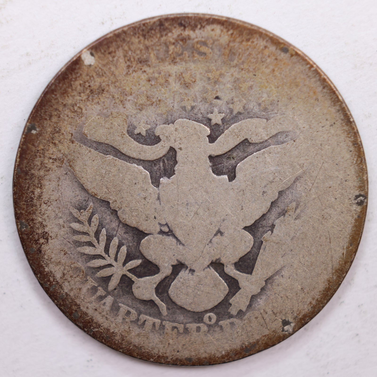 1899-O Barber Quarter, Poor Circulated Coin, Store #QR0397