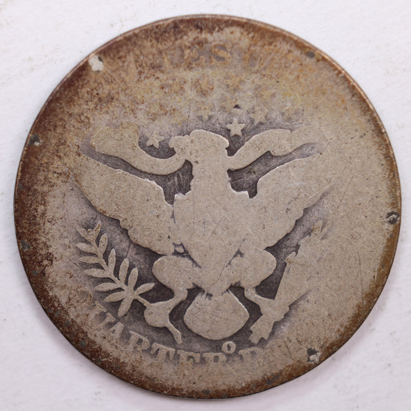 1899-O Barber Silver Quarter, Poor Circulated Coin, Store