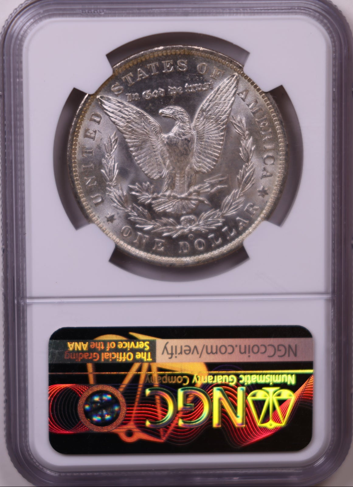 1885-O Morgan Dollar, NGC MS-62, Mint Uncirculated Coin, Store #DR0972