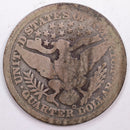 1899-O Barber Silver Quarter, Very Good Circulated Coin, Store
