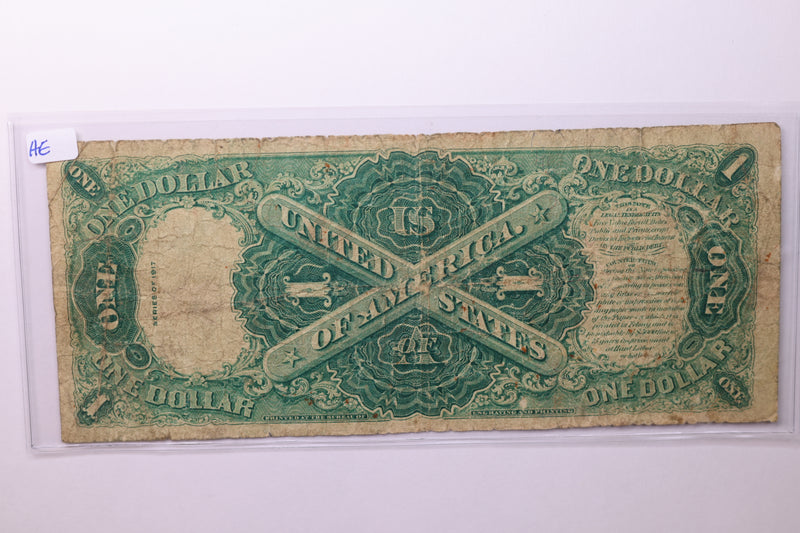 1917 $1 Legal Tender Note., Affordable Circulated Currency., STORE SALE