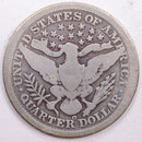 1899-O Barber Silver Quarter, Good Circulated Coin, Store