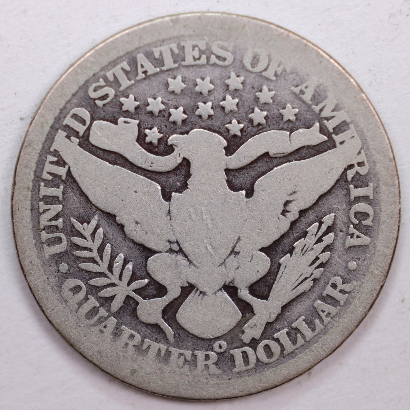 1899-O Barber Silver Quarter, Good Circulated Coin, Store #QR0401