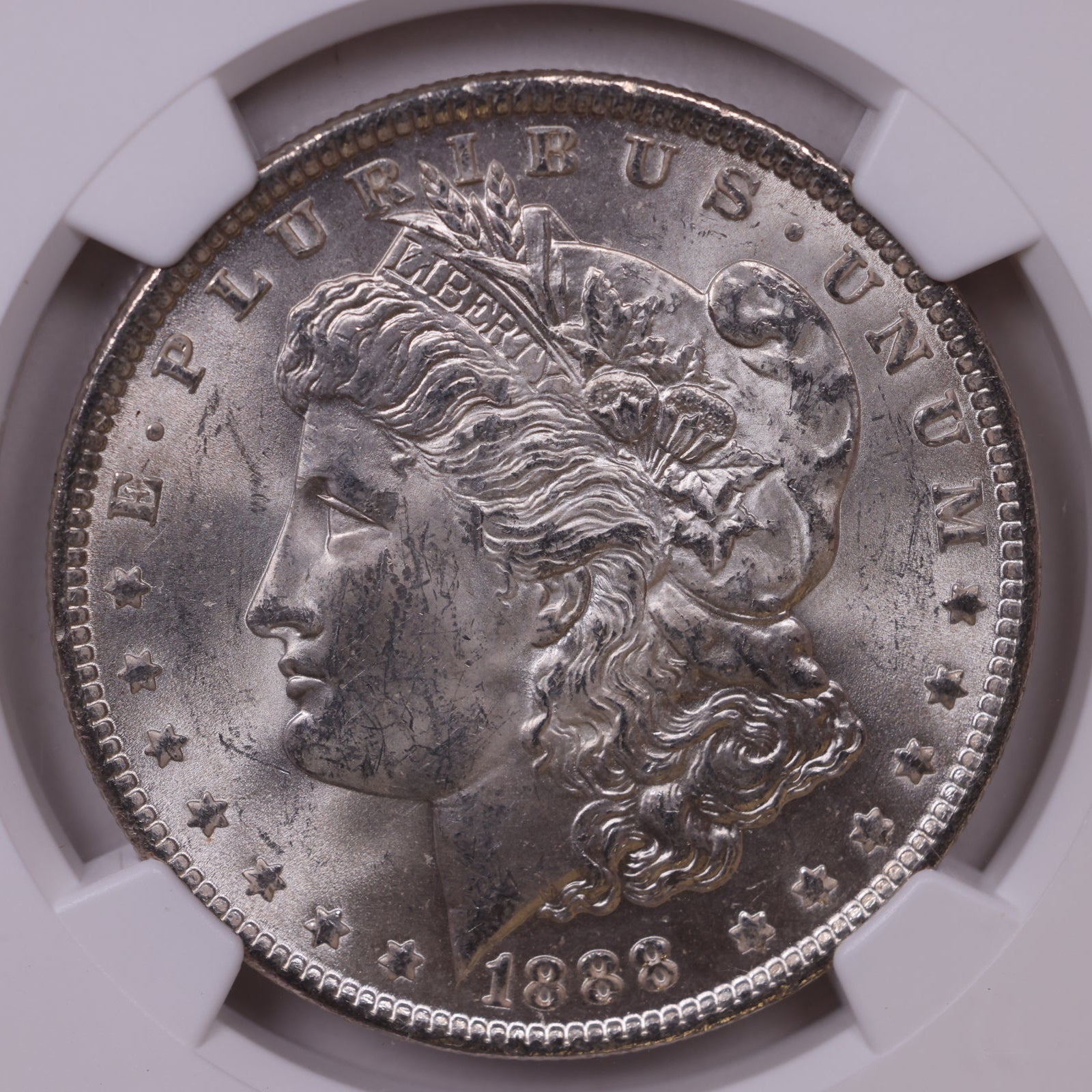 1888 Morgan Dollar, NGC MS-62, Mint Uncirculated Coin, Store #DR0975