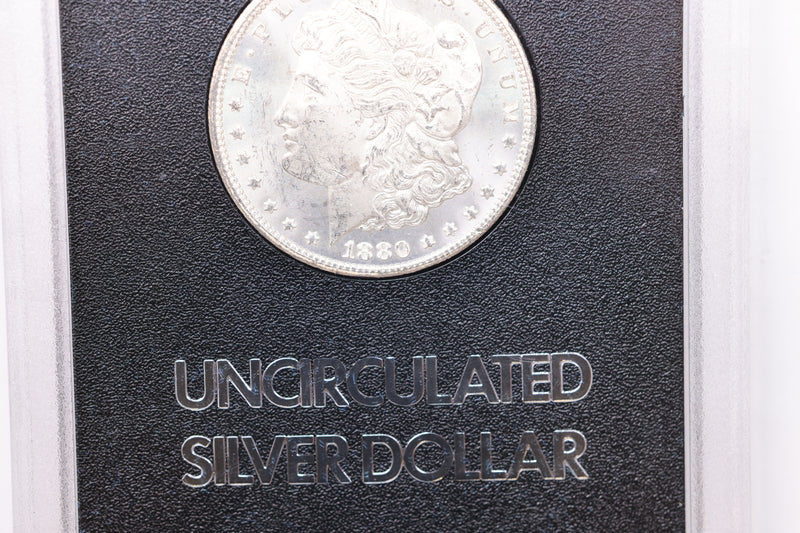 1880-CC $1., Morgan Silver Dollar., 'GSA'., Reverse of 1878.,  STORE