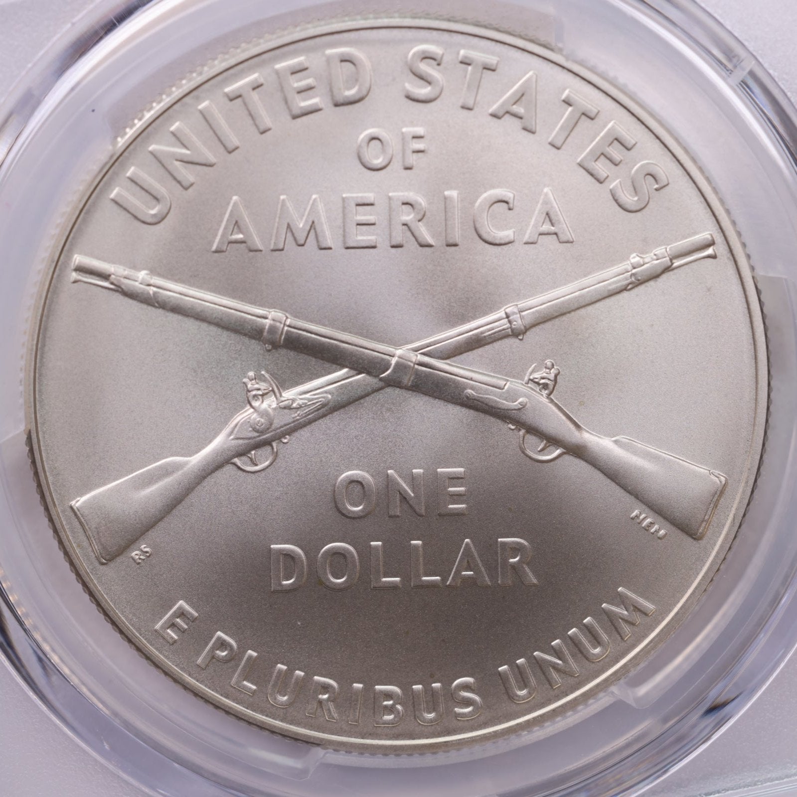 2012-W, Infantry, Silver Commemorative, PCGS MS70, Store #GMC300