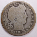 1900-O Barber Silver Quarter, About Good Circulated Coin, Store