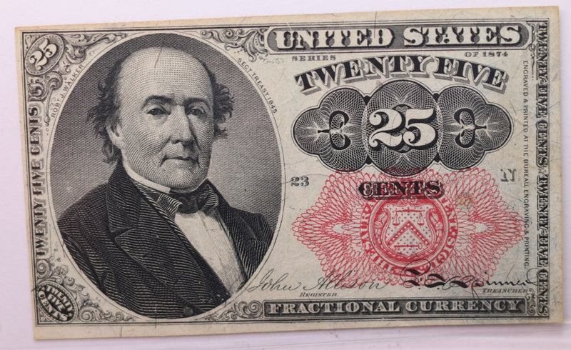 25 Cent, Fractional Currency., Affordable Circulated Currency., STORE SALE