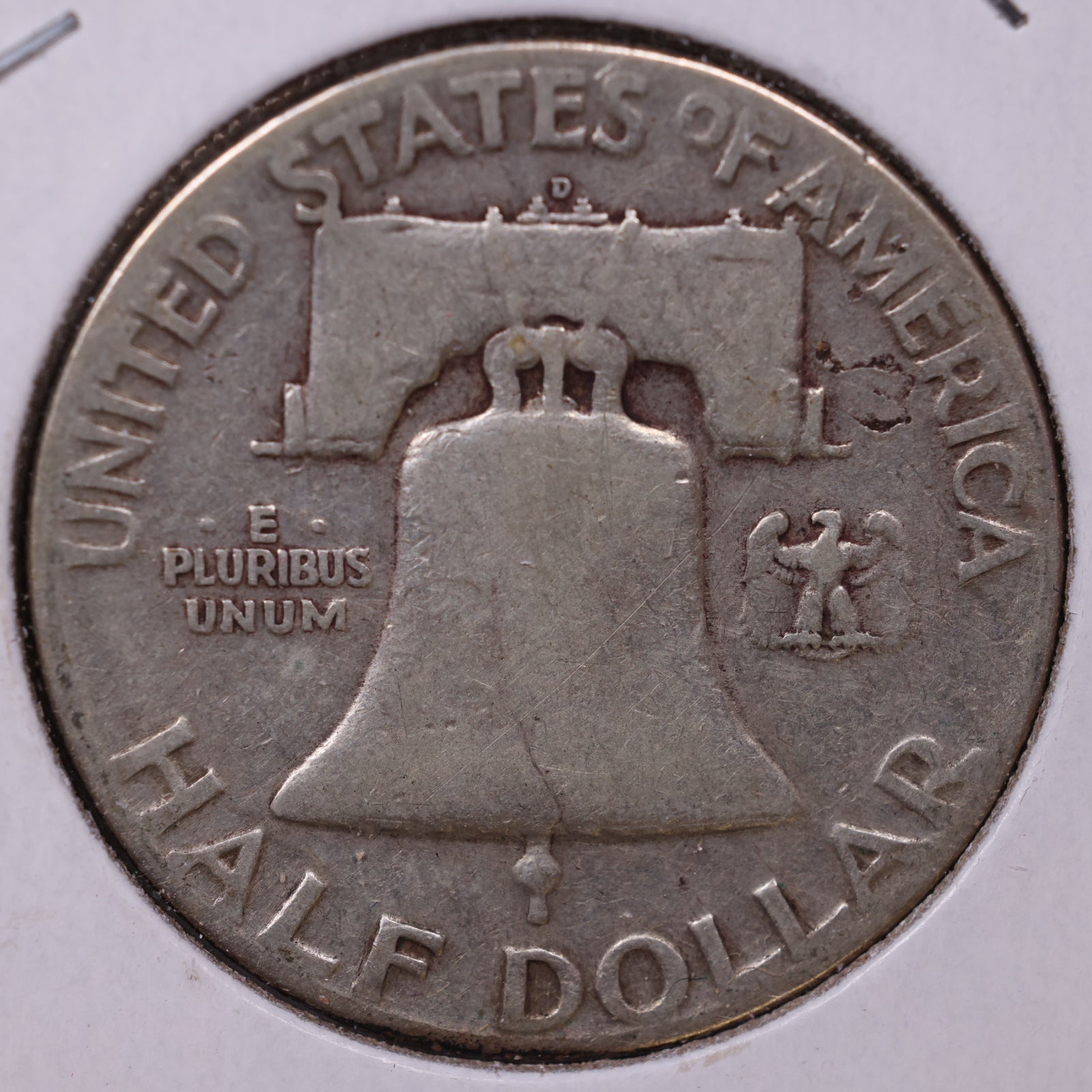 1948-D Ben Franklin Half Dollar, Very Good Circulated Coin, Store #HR1465