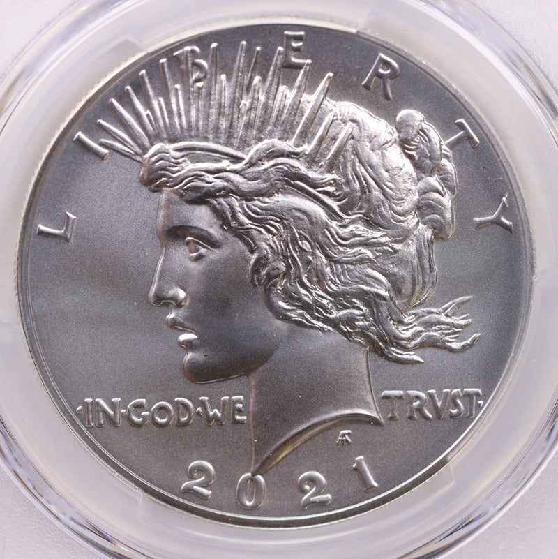 2021 $1, Peace Dollar 100th Anniversary Commemorative., PCGS MS-69.,
