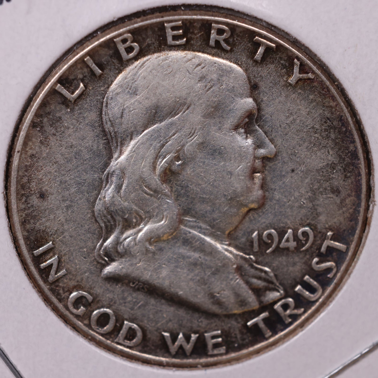 1949 Ben Franklin Half Dollar, Very Fine Circulated Coin, Store #HR1472