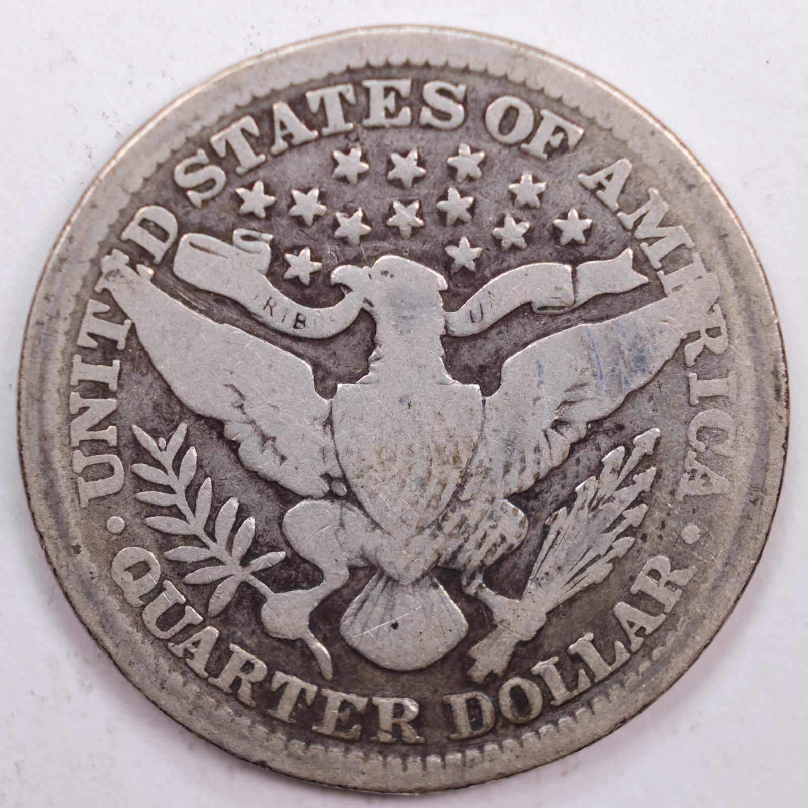 1901 Barber Silver Quarter, Very Good+ Circulated Coin, Store #QR0424