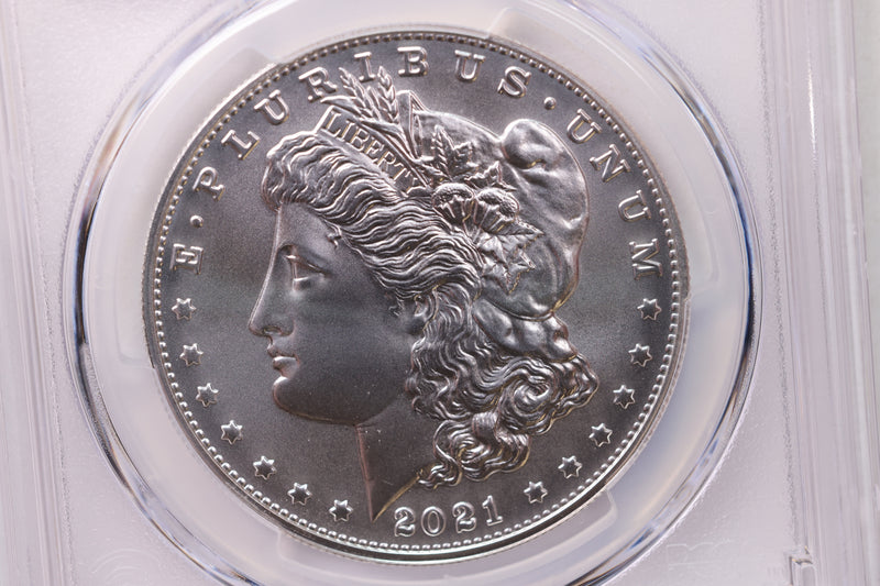 2021 $1, Morgan Silver Dollar Commemorative Coin., PCGS MS-69.,