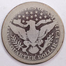 1901-O Barber Silver Quarter, Fair Circulated Coin, Store