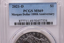 2021-D Morgan Silver Dollar Commemorative, PCGS MS69, Store