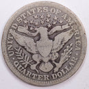 1902 Barber Silver Quarter, Very Good Circulated Coin, Store