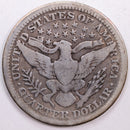 1903 Barber Silver Quarter, Very Good Circulated Coin, Store