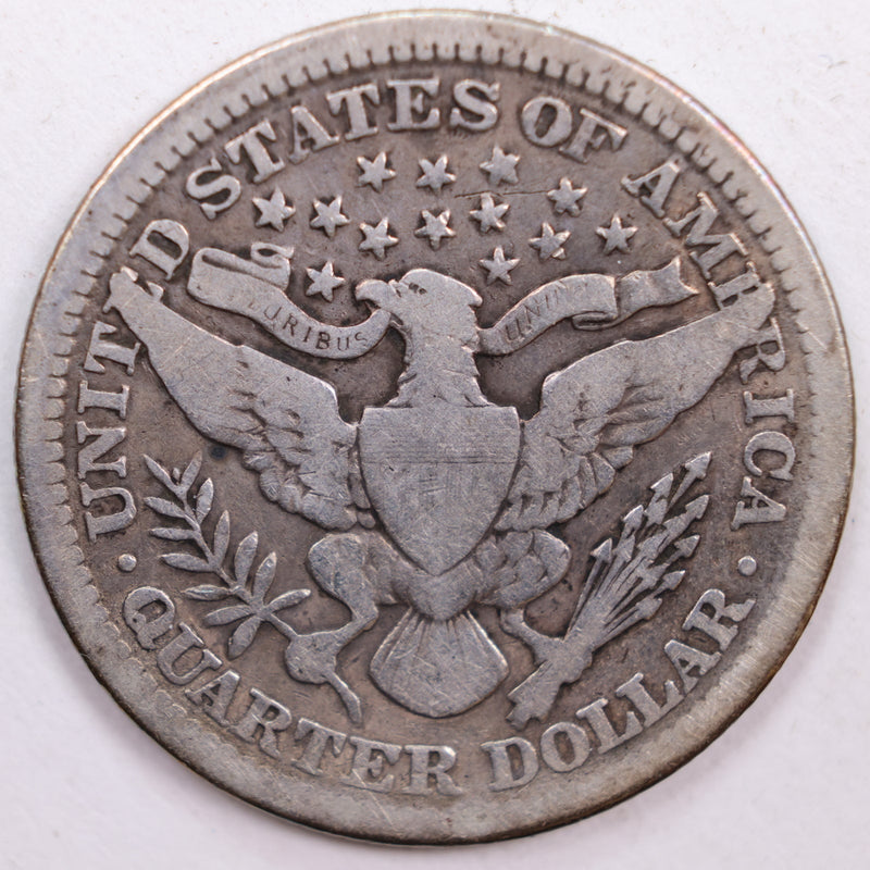 1903 Barber Silver Quarter, Very Good Circulated Coin, Store