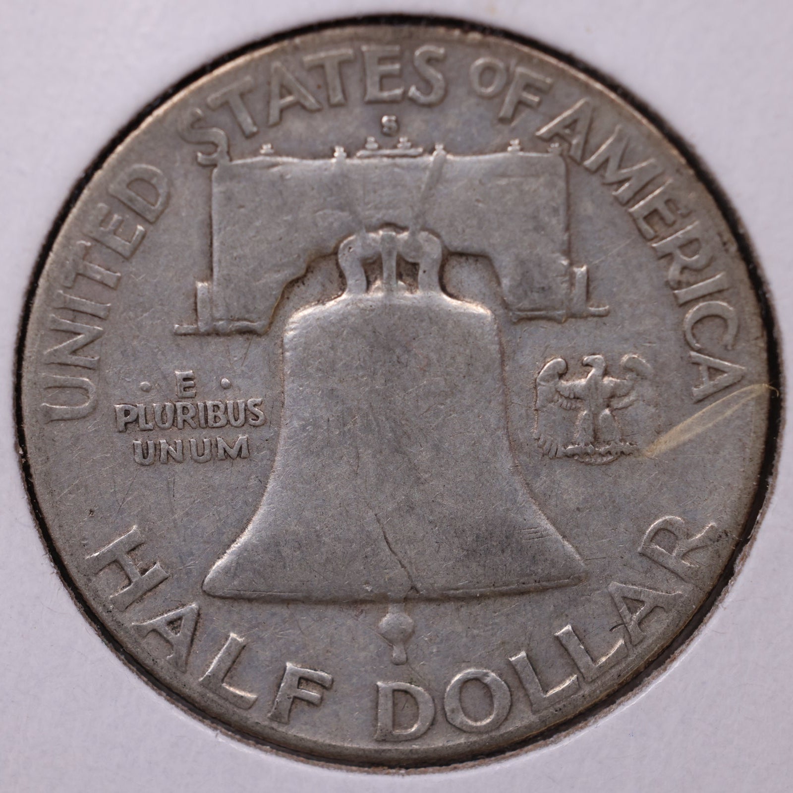 1949-S Ben Franklin Half Dollar, Good Circulated Coin, Store #HR1509