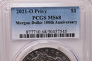 2021-O Morgan Silver Dollar Commemorative, PCGS MS68,