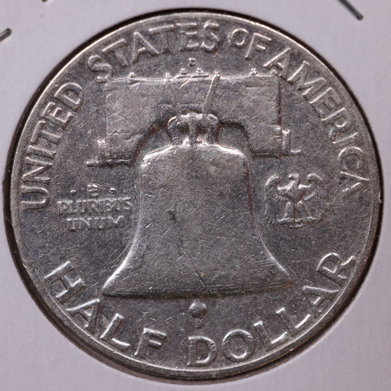 1949-D Ben Franklin Half Dollar,Cleaned, Good Circulated Coin, Store #HR1511